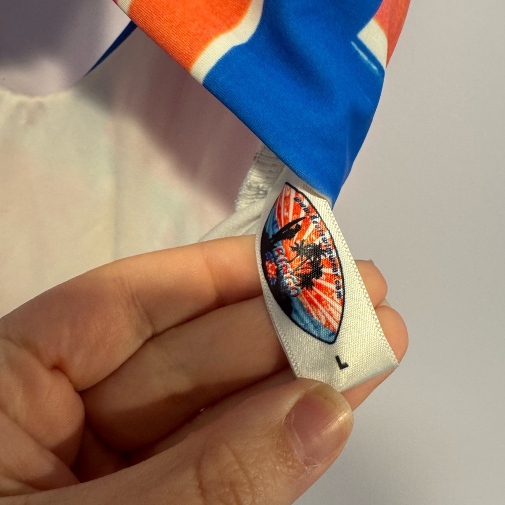 Bingo Surf Aztec print front cut out swimsuit - Picture 3 of 5